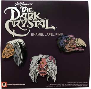 ATOM AGE INDUSTRIES ENAMEL PIN THE DARK CRYSTAL SET